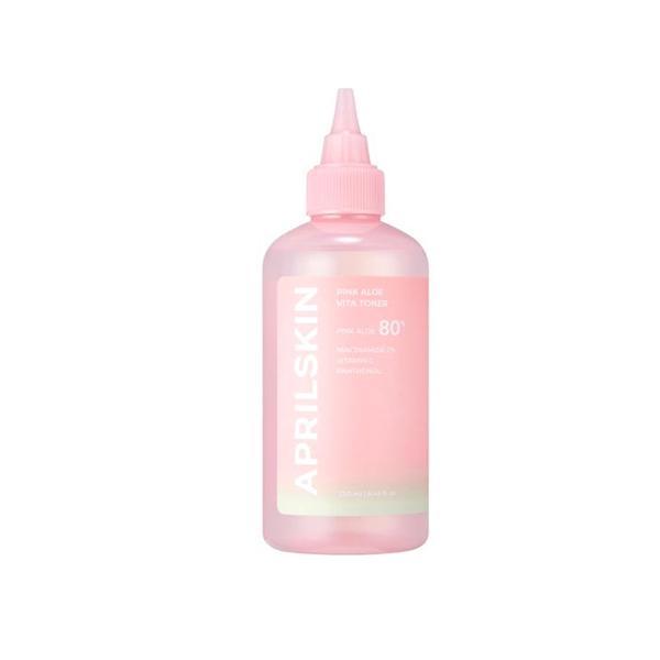 Aprilskin Pink Aloe Vita Toner 250ml – Hydrating, Brightening & Soothing Facial Toner