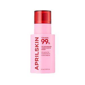 Aprilskin TXA Niacinamide Toning Shot 99 Serum 30ml for brightening and pore care