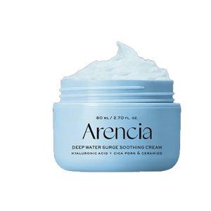 Arencia Deep Water Surge Soothing Cream 80g – Lightweight hydrating cream for sensitive skin