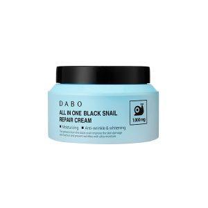 Dabo All In One Black Snail Repair Cream for wrinkle care, skin repair, and deep hydration