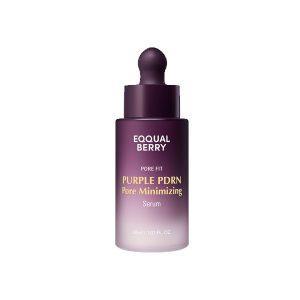 Eqqualberry Purple PDRN Pore Minimizing Serum bottle with rice PDRN and niacinamide