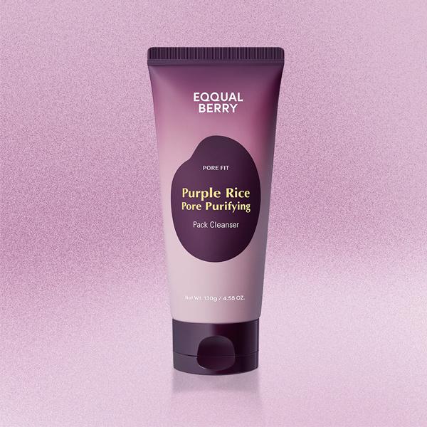 Eqqualberry Purple Rice Pore Purifying Pack Cleanser 130g - Image 2