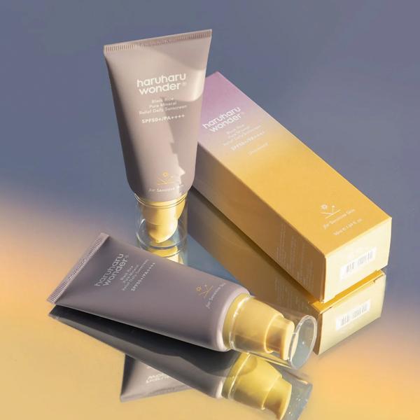 Haruharu wonder Black Rice Pure Mineral Relief Daily Sunscreen PA++++ SPF50+ 50ml - Image 2