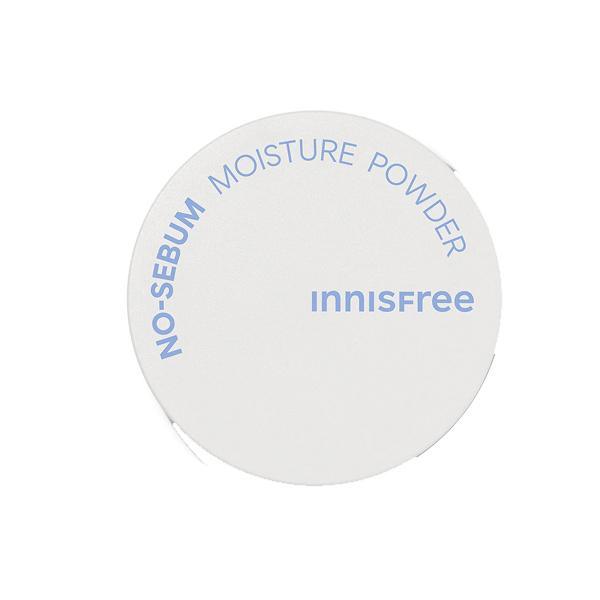 Innisfree No Sebum Moisture Powder compact with Jeju minerals and mint