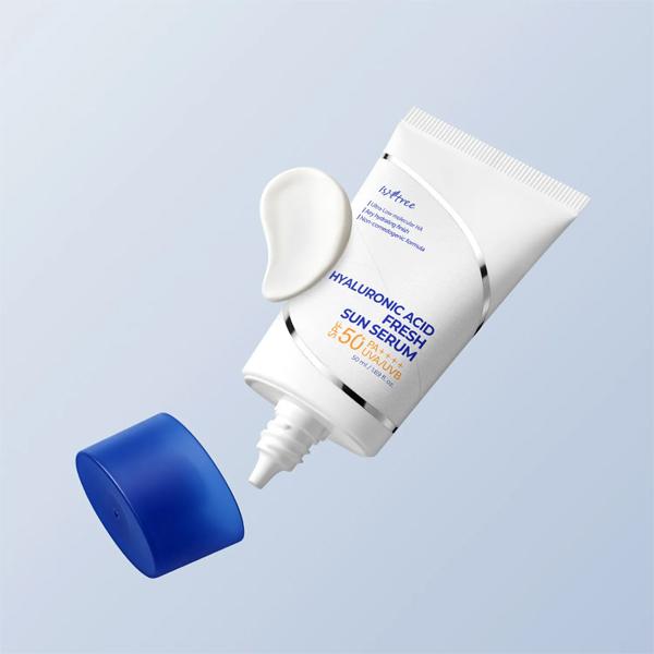 Isntree Hyaluronic Acid Fresh Sun Serum SPF 50+ PA++++ 50ml - Image 2