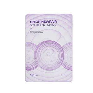 Isntree Onion Newpair Soothing Mask for redness relief, hydration, and skin tone correction