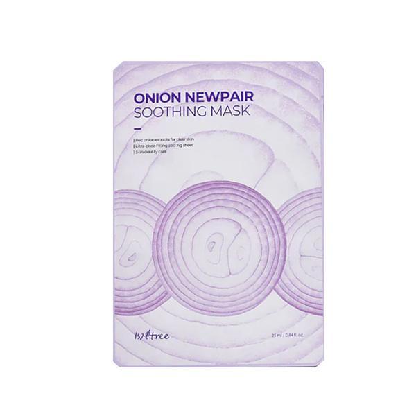 Isntree Onion Newpair Soothing Mask for redness relief, hydration, and skin tone correction