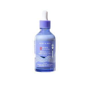 Mary & May Retinol 0.1% Bakuchiol Cica Serum for wrinkle care, pore refinement, and sensitive skin regeneration
