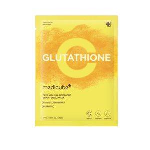 Medicube Deep Vita C Glutathione Brightening Mask sheet with vitamin C and glutathione