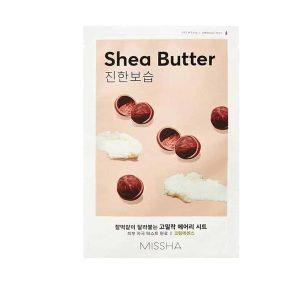 Missha Airy Fit Sheet Mask Shea Butter for deep moisture, skin nourishment, and softness