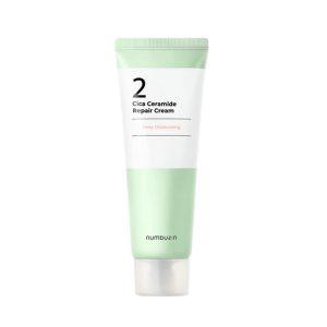 Numbuzin No.2 Cica Ceramide Repair Cream for barrier repair, redness relief, and deep hydration