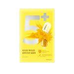 Numbuzin No.5+ Vitamin Spotlight Sheet Mask for brightening, tone correction, and hydration
