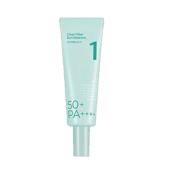 Numbuzin No.1 Clear Filter Sun Essence SPF50+ PA++++ for sensitive skin, brightening, and hydration