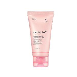 Medicube PDRN Pink Caffeine Night Wrapping Mask 75ml – Overnight Firming & Hydrating Sleeping Mask