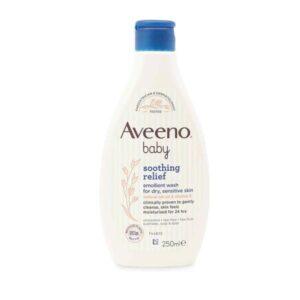 Aveeno Baby Soothing Relief Emollient Wash For Dry, Sensitive skin 250ml