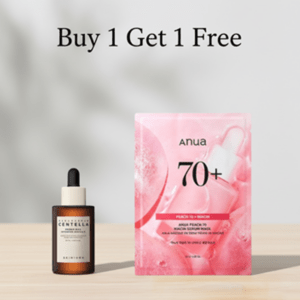 SKIN1004 Madagascar Centella Probio-Cica Intensive Ampoule 30ml+Anua Peach 70 Niacin Serum Mask 25ml (Free)