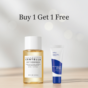 SKIN1004 Madagascar Centella Light Cleansing Oil 30ml+Isntree Hyaluronic Acid Watery Sun Gel 10ml(Free)