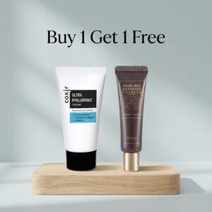 Coxir Ultra Hyaluronic Cream 20ml + Benton Snail Bee Ultimate Eye Cream 10g(Free)