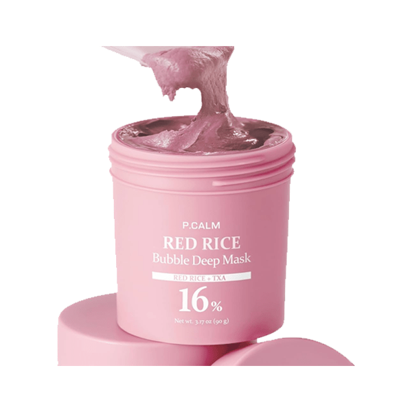 P.CALM Red Rice Bubble Deep Mask 90g 1 P.CALM Red Rice Bubble Deep Mask