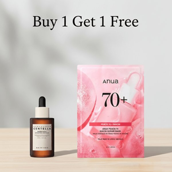 SKIN1004 Madagascar Centella Probio-Cica Intensive Ampoule 30ml+Anua Peach 70 Niacin Serum Mask 25ml (Free)