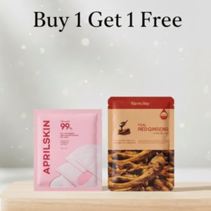 Aprilskin TXA Niacinamide Collagen 99 Capsule Gel Mask 30g+Farmstay Visible Difference Mask Sheet Red ginseng 23ml (Free)