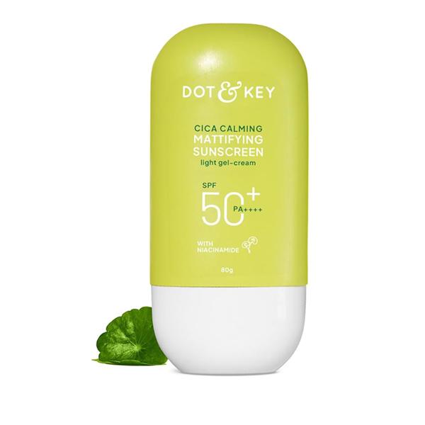 Dot & Key Cica Calming Mattifying Sunscreen SPF 50+ PA++++ 50g 1 Dot & Key Cica Calming Mattifying Sunscreen SPF 50+ PA++++ 50g