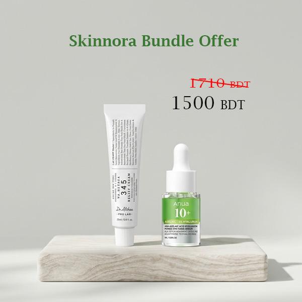 Dr.Althea 345 Relief Cream 15ml + Anua Azelaic Acid 10 Hyaluron Redness Soothing Serum 10ml 1 Dr.Althea 345 Relief Cream 15ml + Anua Azelaic Acid 10 Hyaluron Redness Soothing Serum 10ml