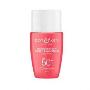 Dot & Key Strawberry Dew Tinted Sunscreen SPF 50+ PA++++ (01 Porcelain)50ml