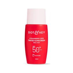 Dot & Key Strawberry Dew Tinted Sunscreen SPF 50+ PA++++ 01A Rose 50ml