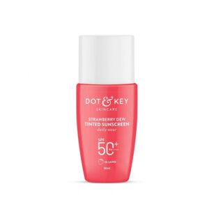 Dot & Key Strawberry Dew Tinted Sunscreen SPF 50+ PA++++ (03 Sand) 50ml